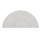Console 1 niveau avec plateau en imitation marbre blanc/naturel