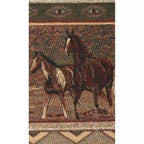 Groupe de sièges rustique marron de style western 4 pièces avec canapé-lit