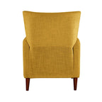 Fauteuil inclinable manuel, deux positions, pieds en bois, gris / bleu marine / ivoire / moutarde / bleu, 1 place