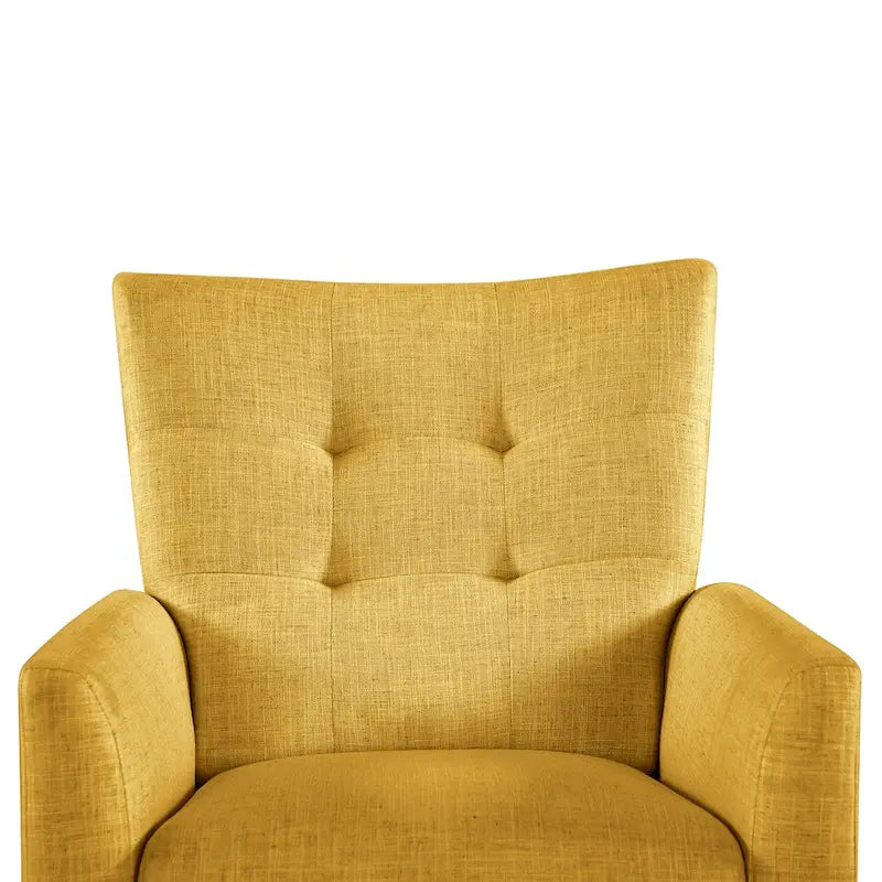 Fauteuil inclinable manuel, deux positions, pieds en bois, gris / bleu marine / ivoire / moutarde / bleu, 1 place