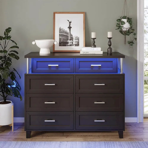Dresser for Bedroom with 8 Drawer Dresser, Chests of Drawers
