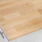 Îlot de cuisine avec tiroir et étagères – Blanc / Noir / Bleu nuit / Gris anthracite, Usage unique