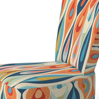 Fauteuil d'appoint abstrait multicolore – Style moderne, 1 place