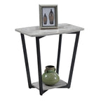 Table d'appoint industrielle avec étagère, plusieurs couleurs