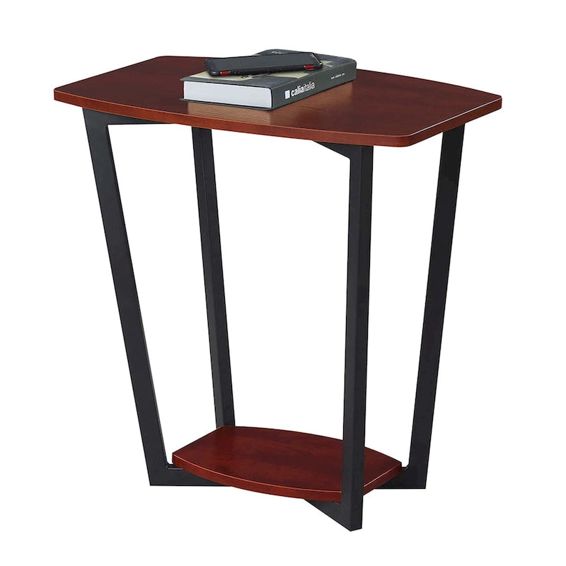 Table d'appoint industrielle avec étagère, plusieurs couleurs