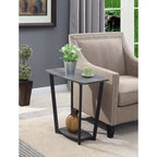 Table d'appoint industrielle avec étagère, plusieurs couleurs