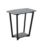 Table d'appoint industrielle avec étagère, plusieurs couleurs