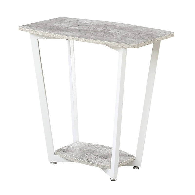 Table d'appoint industrielle avec étagère, plusieurs couleurs
