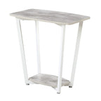 Table d'appoint industrielle avec étagère, plusieurs couleurs