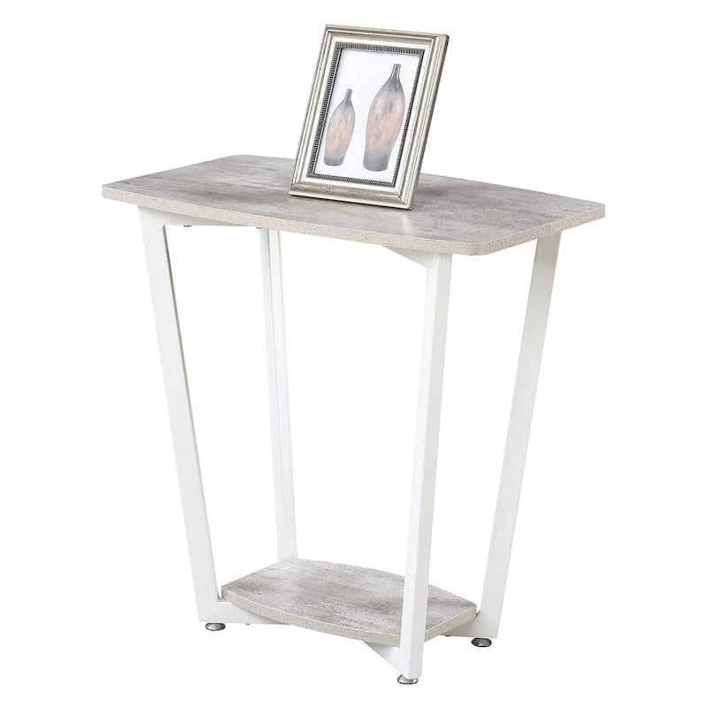 Table d'appoint industrielle avec étagère, plusieurs couleurs