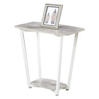 Table d'appoint industrielle avec étagère, plusieurs couleurs