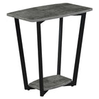 Table d'appoint industrielle avec étagère, plusieurs couleurs