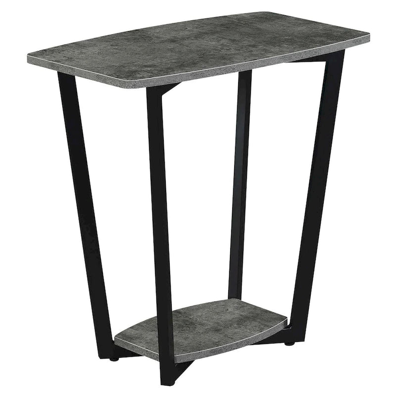 Table d'appoint industrielle avec étagère, plusieurs couleurs