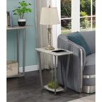 Table d'appoint industrielle avec étagère, plusieurs couleurs