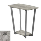 Table d'appoint industrielle avec étagère, plusieurs couleurs