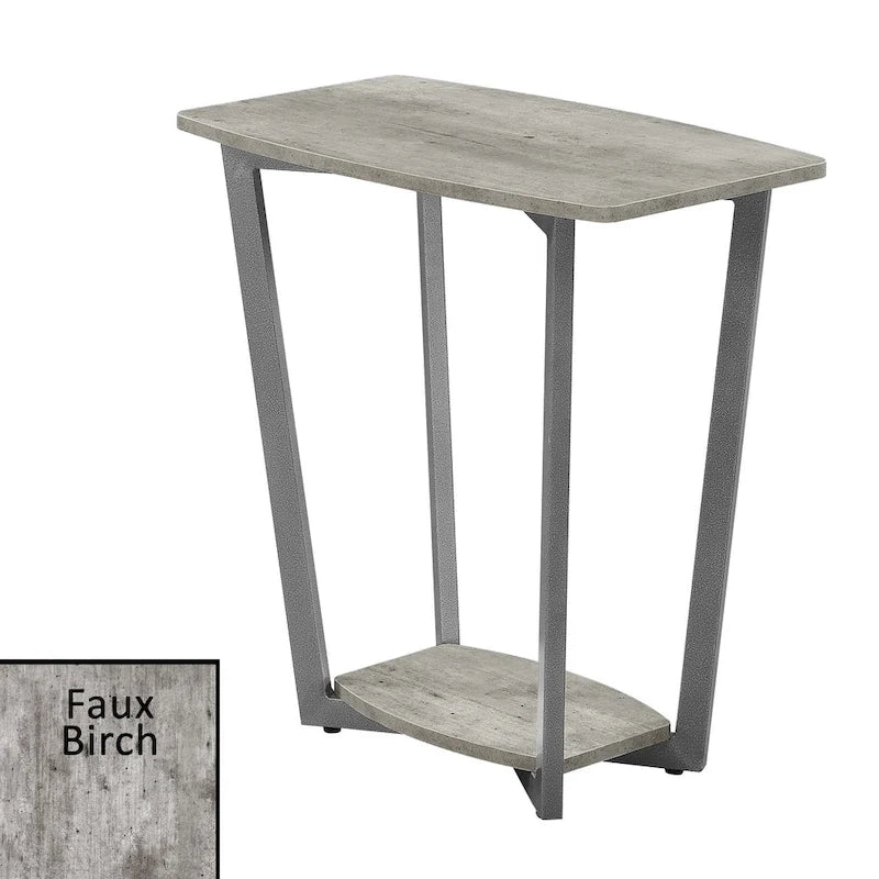 Table d'appoint industrielle avec étagère, plusieurs couleurs