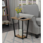 Table d'appoint industrielle avec étagère, plusieurs couleurs