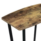 Table d'appoint industrielle avec étagère, plusieurs couleurs