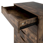 Commode verticale étroite à 9 tiroirs multicolore, Armoire de rangement simple