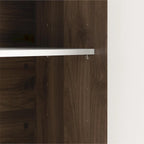 Îlot de cuisine 2 places en chêne gris et blanc avec 4 tiroirs, style contemporain