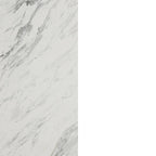 Îlot de cuisine 2 places en chêne gris et blanc avec 4 tiroirs, style contemporain