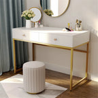 Table de bureau à domicile de 120 cm avec 2 tiroirs de rangement