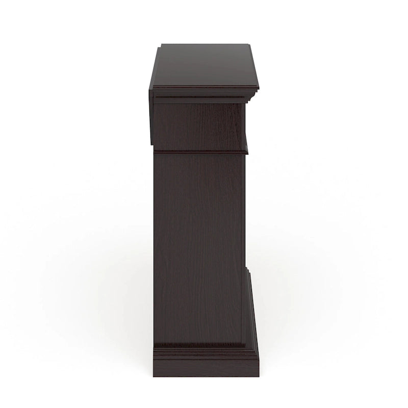 Console de foyer électrique Ebony Electric Media – Bouton ou écran tactile, en coin ou mural