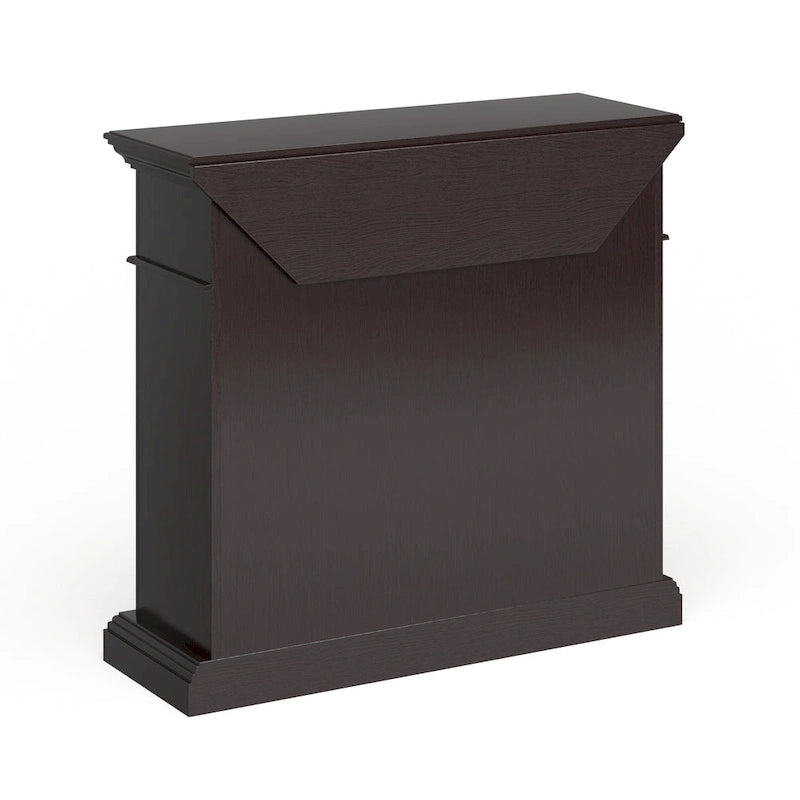 Console de foyer électrique Ebony Electric Media – Bouton ou écran tactile, en coin ou mural