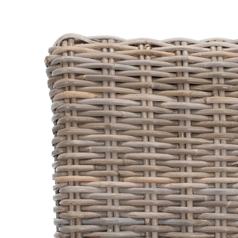 Chaise de salle à manger en rotin naturel, lot de 2