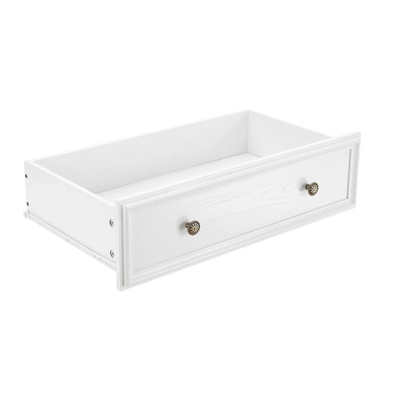 Commode à 6 tiroirs, Noir/Blanc, Meuble de rangement individuel