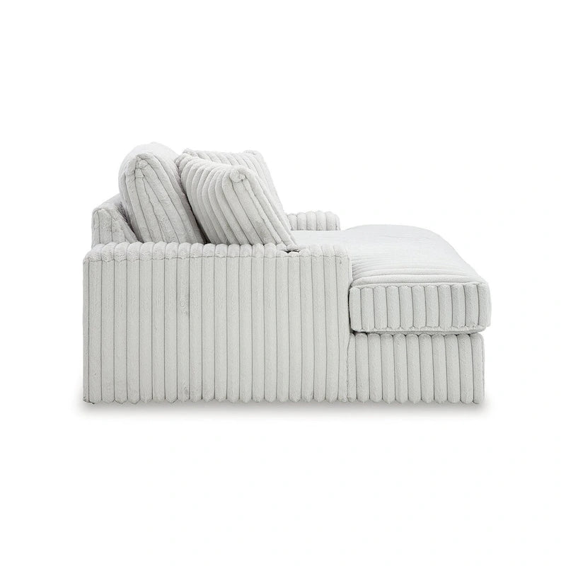 Chaise longue surdimensionnée en alliage – 1 place, avec port USB et porte-gobelets