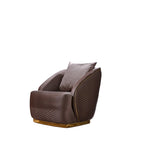Ensemble de salon 3 pièces à accoudoirs carrés – Crème / Gris clair / Marron / Beige / Gris foncé