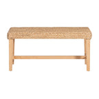 Banc de rangement jacinthe naturelle, 1 personne