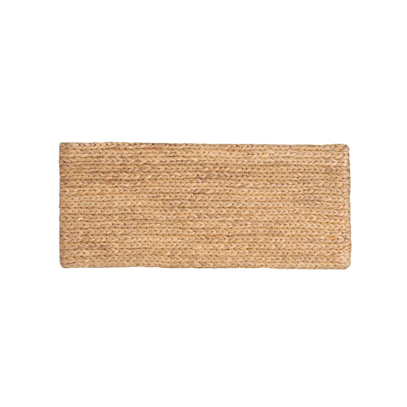 Banc de rangement jacinthe naturelle, 1 personne