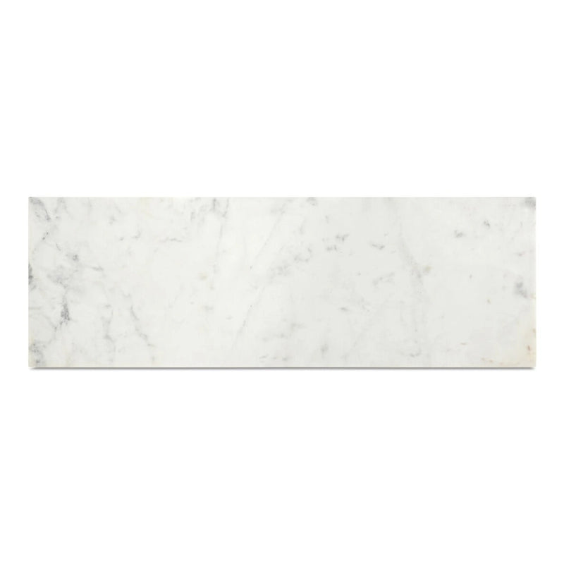 Console en marbre blanc, style moderne, 1 personne, 42"L x 30"H x 14"P